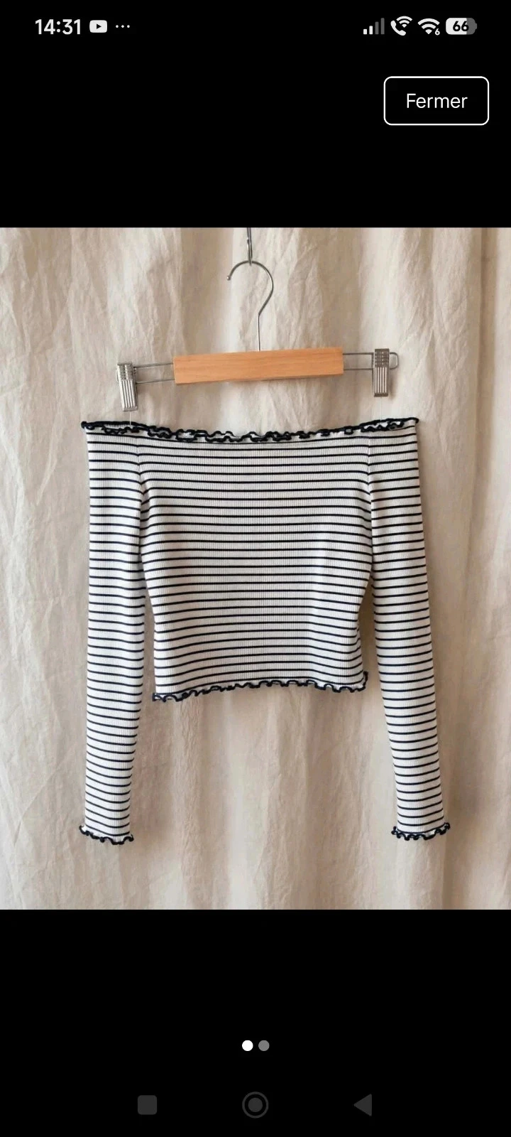 Top de ombros descobertos tamanho XL – photo 2
